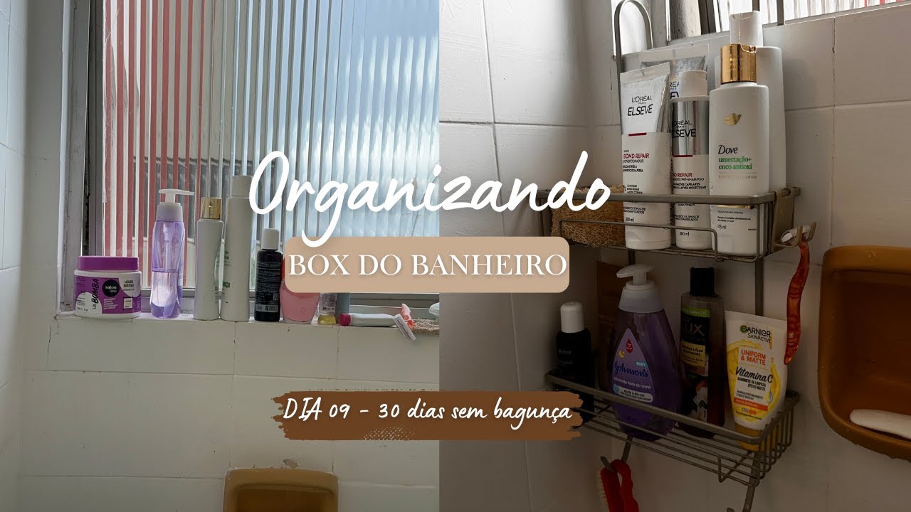 #30diassembagunça - DIA 09 -Box do banheiro organizado | #crisribeirotv #banheiro #organização #casa
