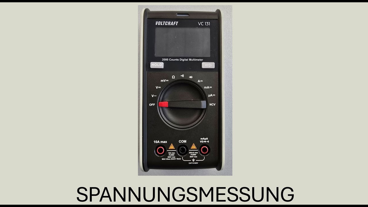 Elektrolabor: Spannungsmessung