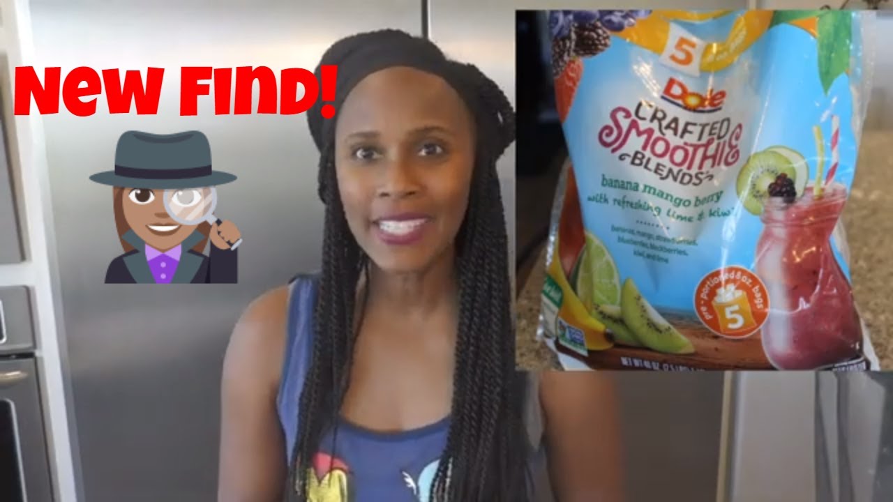 Dole Crafted Smoothie Blends🍹 New Find | Banana Mango Berry