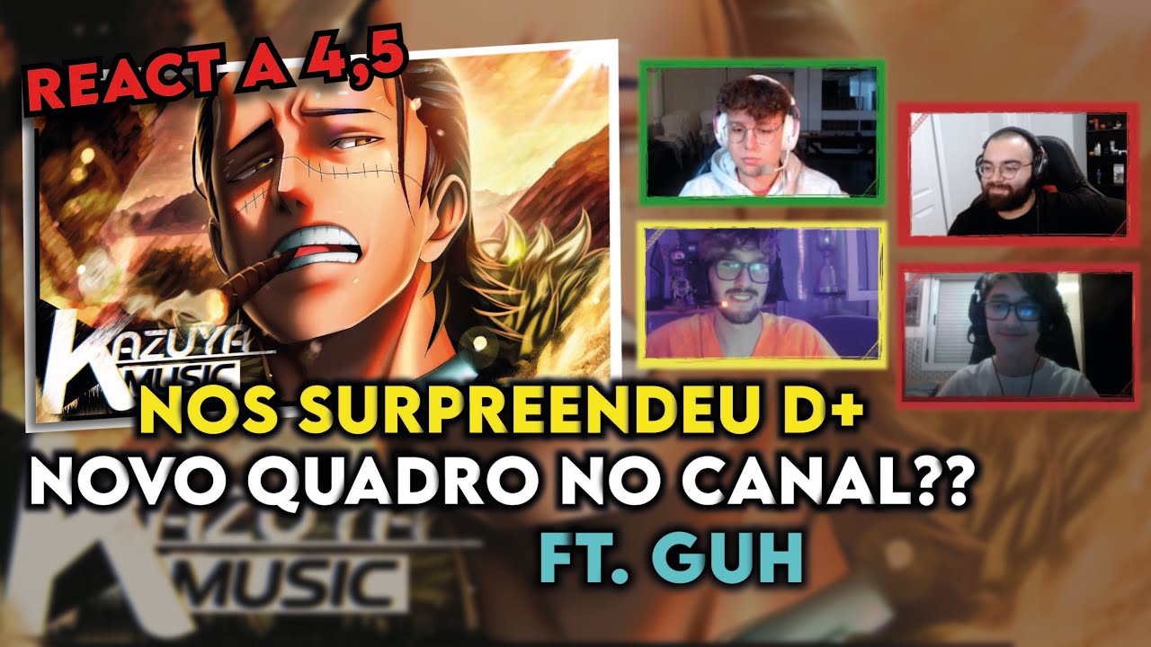 REACT A 4,5 🐊 Duas Faces | Crocodile | Kazuya