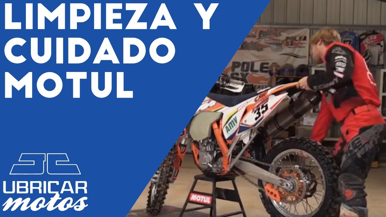 Limpieza y cuidado de tu moto con MOTUL