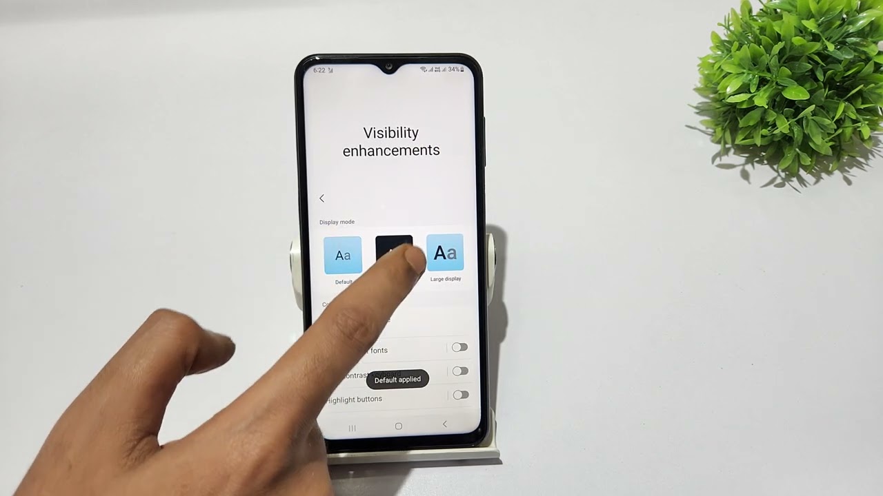 how to increase visual enhancement samsung galaxy f13, m13 | samsung galaxy a13 display settings