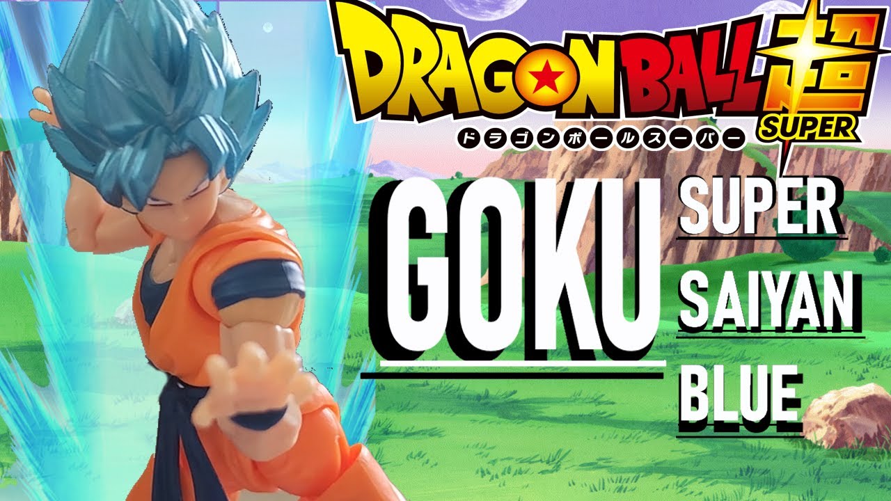 Reviewing Goku Blue/god Super Saiyan BANDAI |Action Figure| DB: Evolution