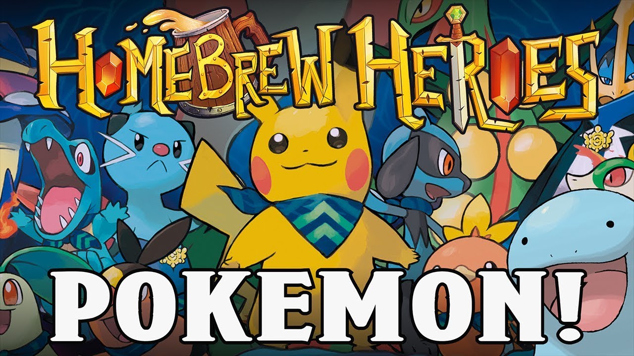 Homebrew Heroes- D&D 5e Pokemon Edition (Play as a Pokemon and More!)