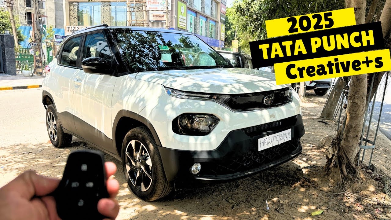 2025 Tata Punch Top Variant Creative +S Detailed Review🔥!! On road price , Features.