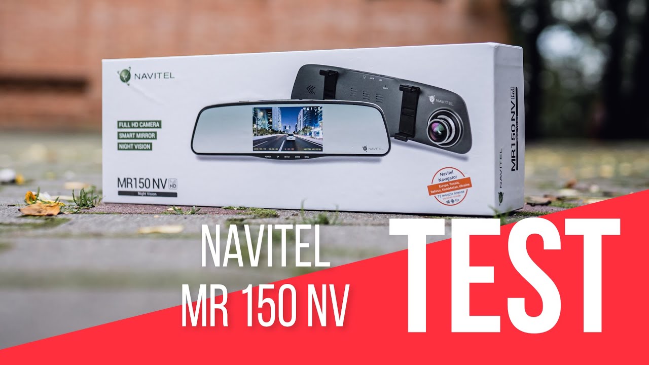 Navitel MR 150 NV - TEST BUDŻETOWEGO WIDEOREJESTRATORA W LUSTERKU | 4K