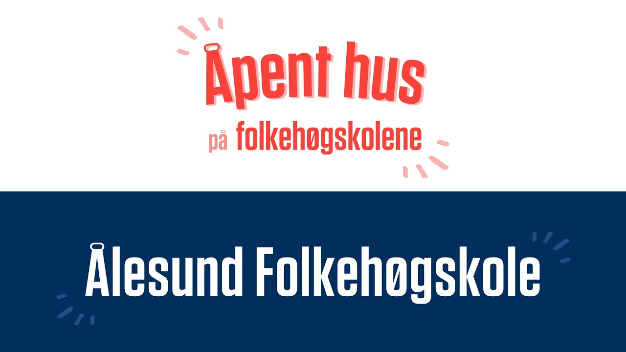 Åpent hus på Ålesund Folkehøgskole