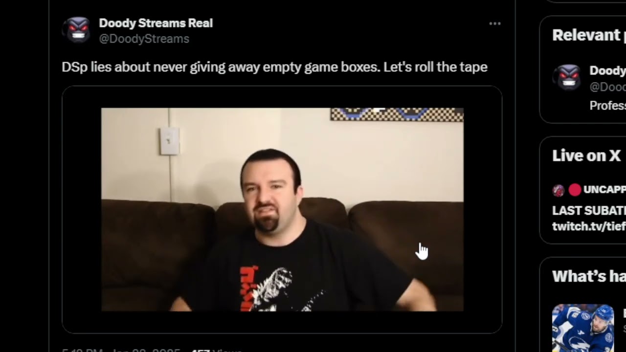 DSP Cries It- Doody Catches DSP Lying About Empty Game Cases