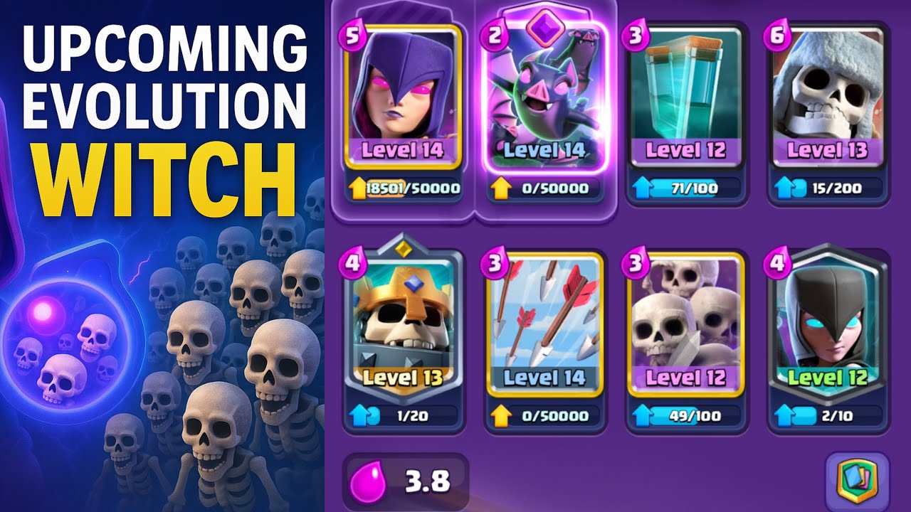Best DECK for Upcoming EVOLUTION WITCH!