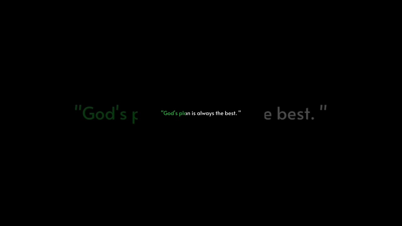 God's plan is Always the best..#motivation #motivationalquotes #shorts