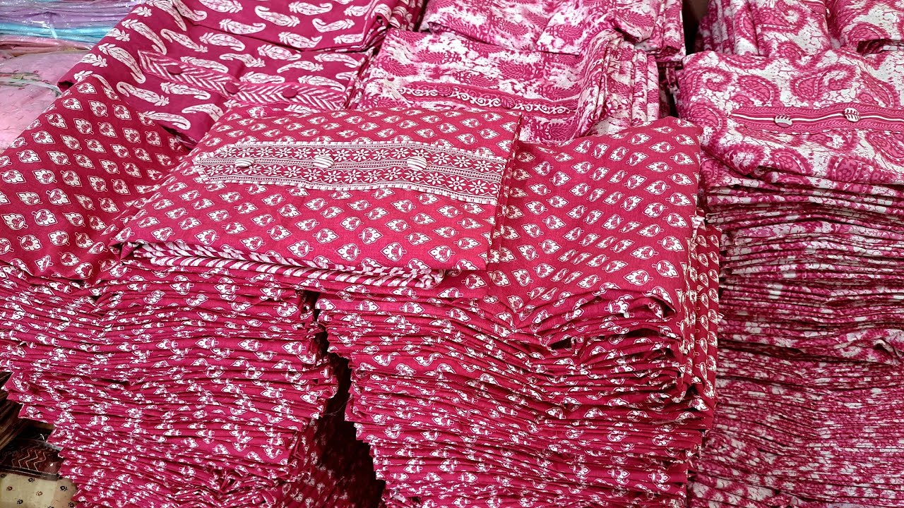 असली थोक व्यापारी ऐसे सूट की क्वालिटी आप देखते ही रह जायेंगे pure cotton ladies suits MANUFACTURER