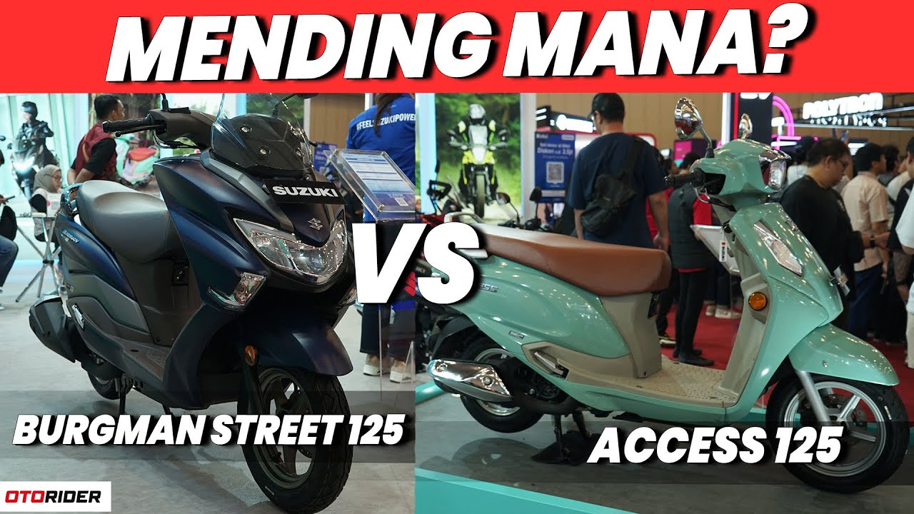 Komparasi Suzuki Access 125 & Suzuki Burgman Street 125 | Otorider
