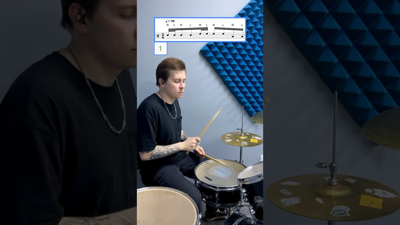 drum fill | herta #drumlessons #drumming #drum