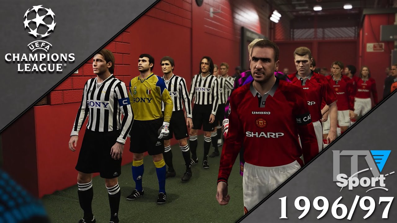 UEFA CHAMPIONS LEAGUE | Man Utd v Juventus | 1996/97 Season PES 2021
