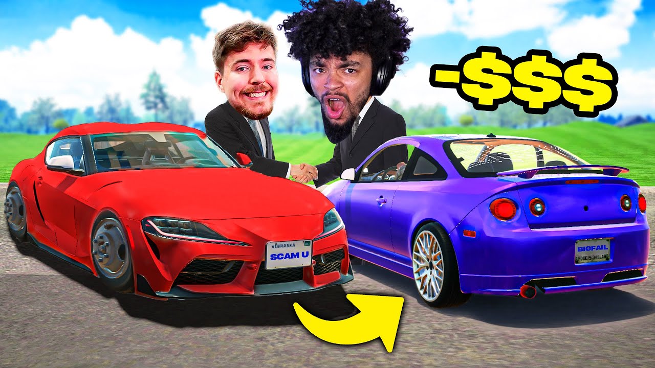 Scammed by MrBeast in Car for Sale Simulator 2023...