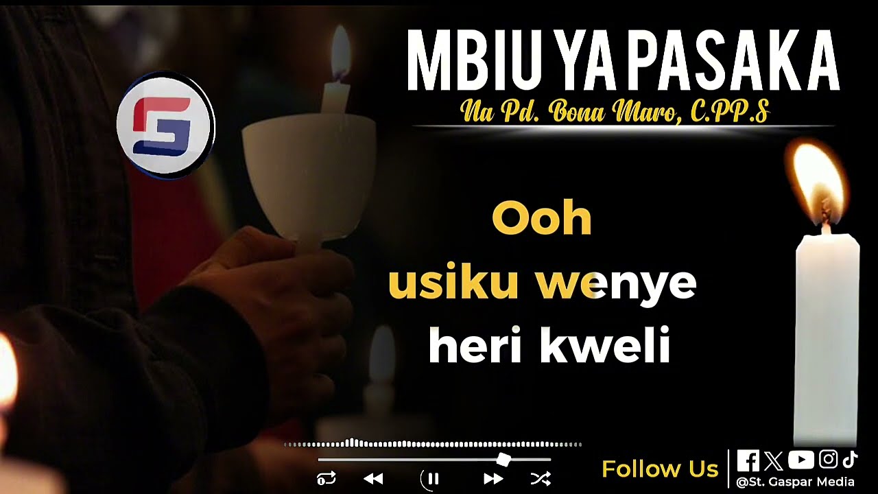 MBIU YA PASAKA LYRICS 2025 Na Pd. Bonaventure Maro, C.PP.S