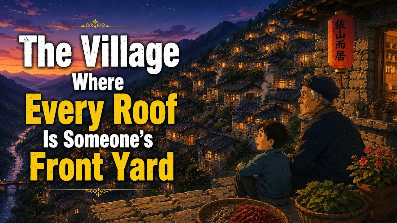The Village Where Every Roof Is Someone's Front Yard | Ghibli-Inspired Documentary