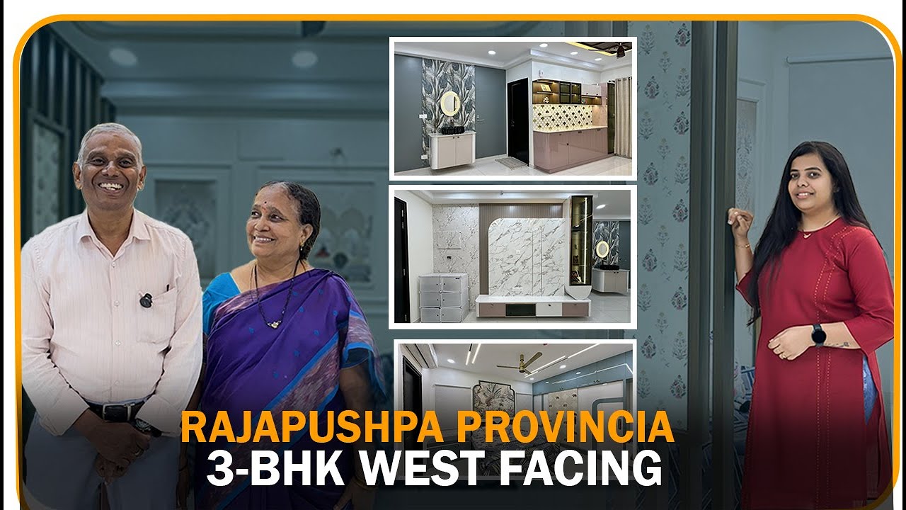 Modern 3BHK Full Home Interiors at Rajapushpa Provincia | Narsingi | West Facing | Hyderabad | CASA