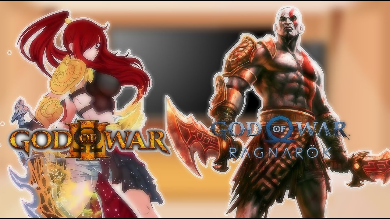 ❤️ erza ❤️ ( diosa dela guerra) reacciona a 💢 kratos 💢 (RESUBIDO)