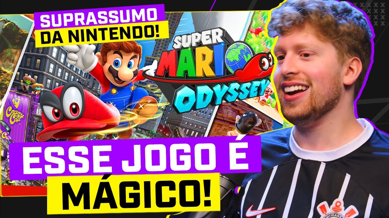 O MELHOR MARIO de TODOS! MARIO ODYSSEY ou…