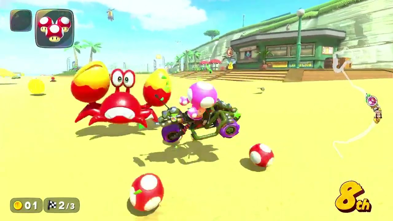Mario Kart World Banana Cup Toadette Playthrough (Mirror Mode)
