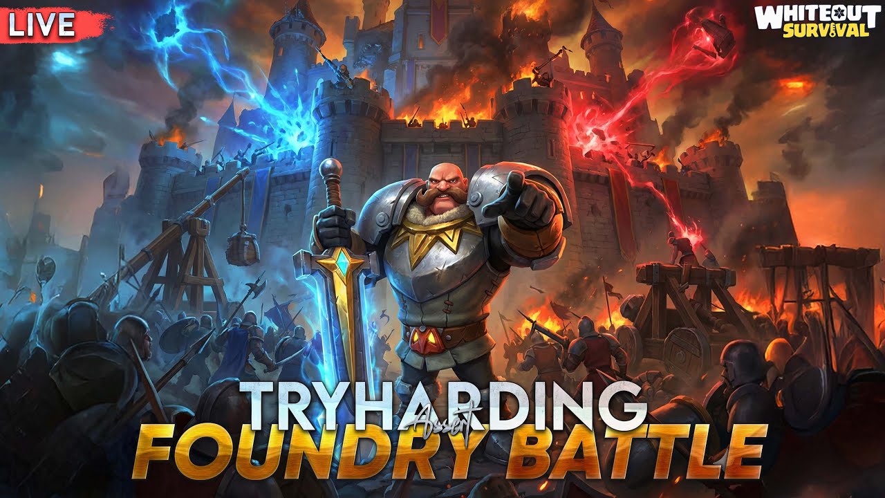 🔴 Foundry Battle Live | Small players against GLOBES!!! | Whiteout Survival