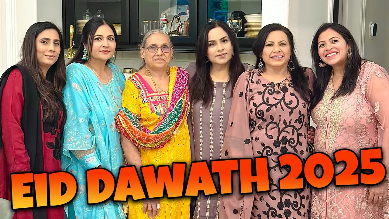 Humare Ghar Eid 2025 ki Dawath ka VLOG in Urdu Hindi - RKK