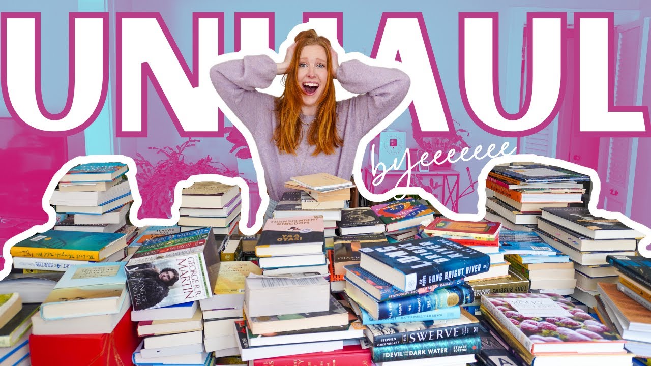 Huge Book UNHAUL!! ✨ going through every book i own KONMARI style!