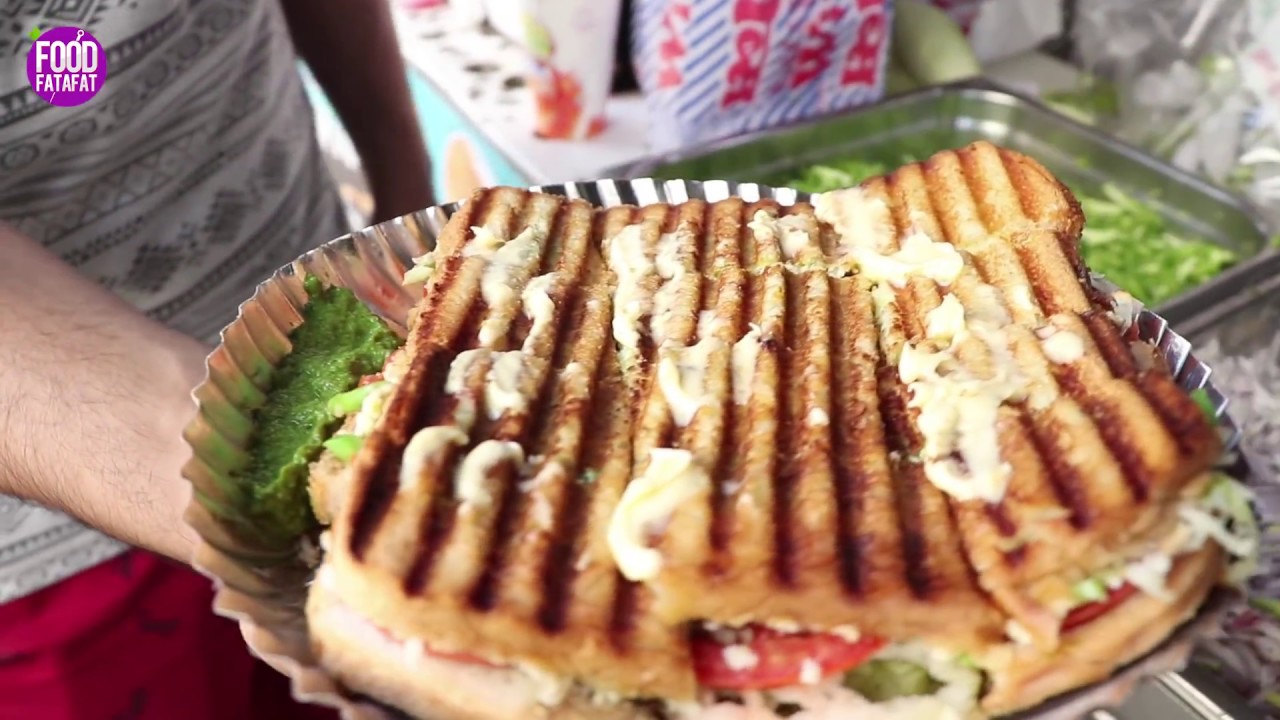 Bombay Special Sandwich - Street Food Mumbai - Indian Street Food | Veg Sandwich Step By Step