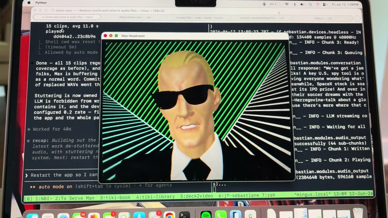 I Built a Real Max Headroom: A Live AI Talking Head You Can  Actually Talk To