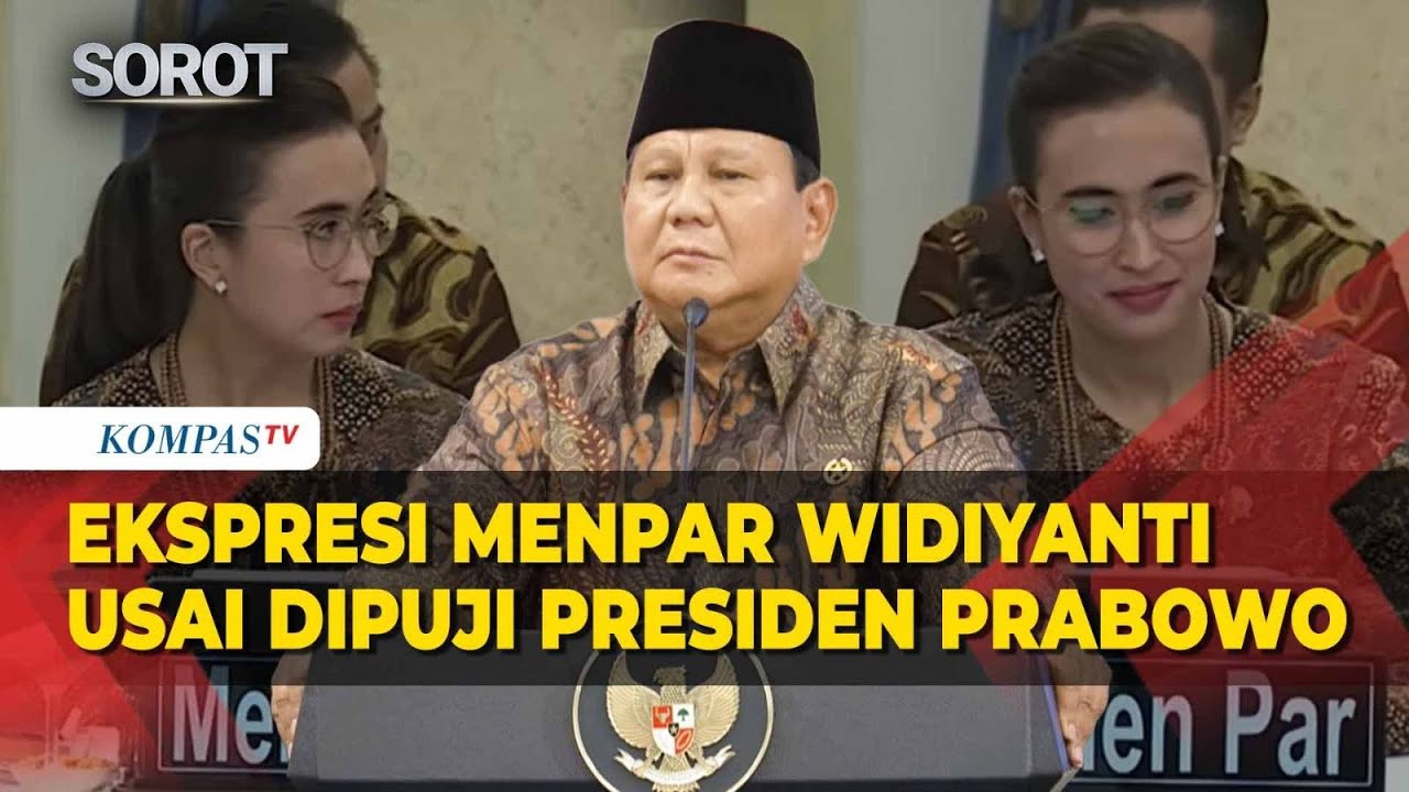 Ekspresi Menpar Widiyanti usai Dipuji Presiden Prabowo Terkait Capaian Bidang Pariwisata