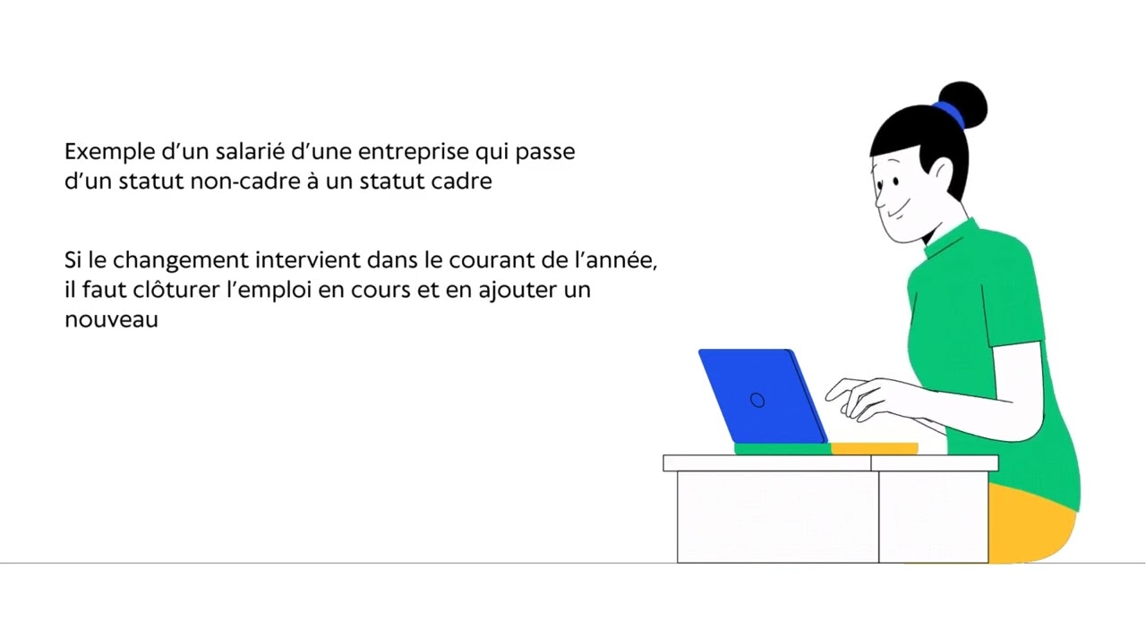 Changement type contrat et statut sur SILAE