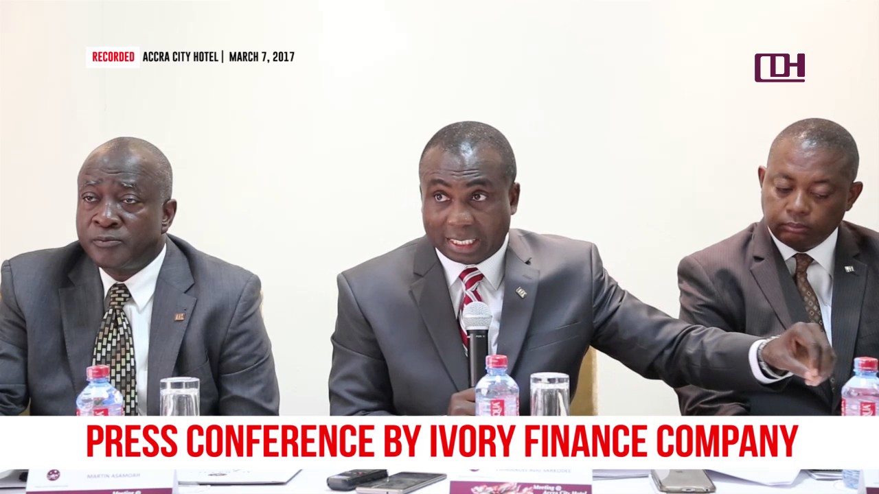 IVORY FINANCE COMPANY PRESS CONFERENCE, March 7, 2017