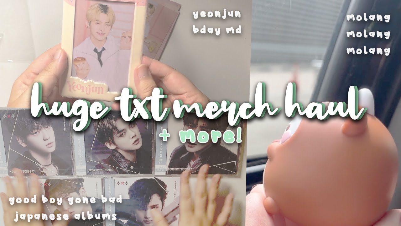 ✨ a huge txt haul! ✨ | txt merch from the not so recent past