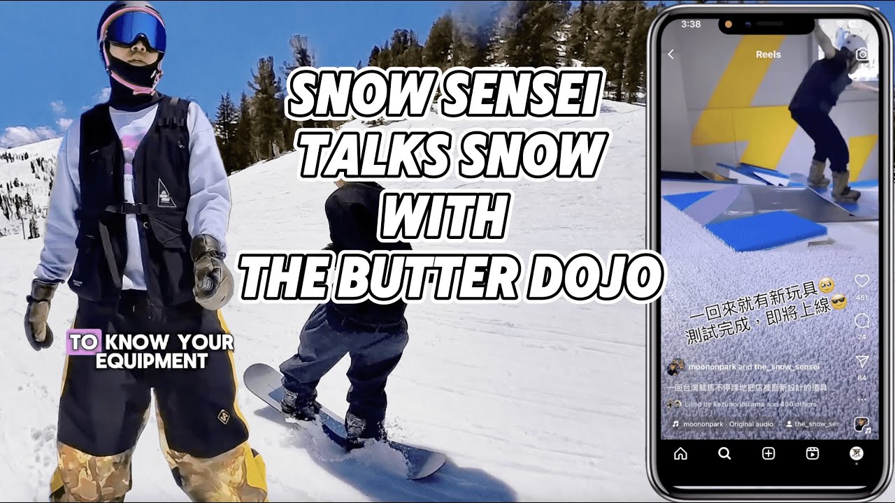 Asian Snowboarders Geek Out on Snowboard Butters