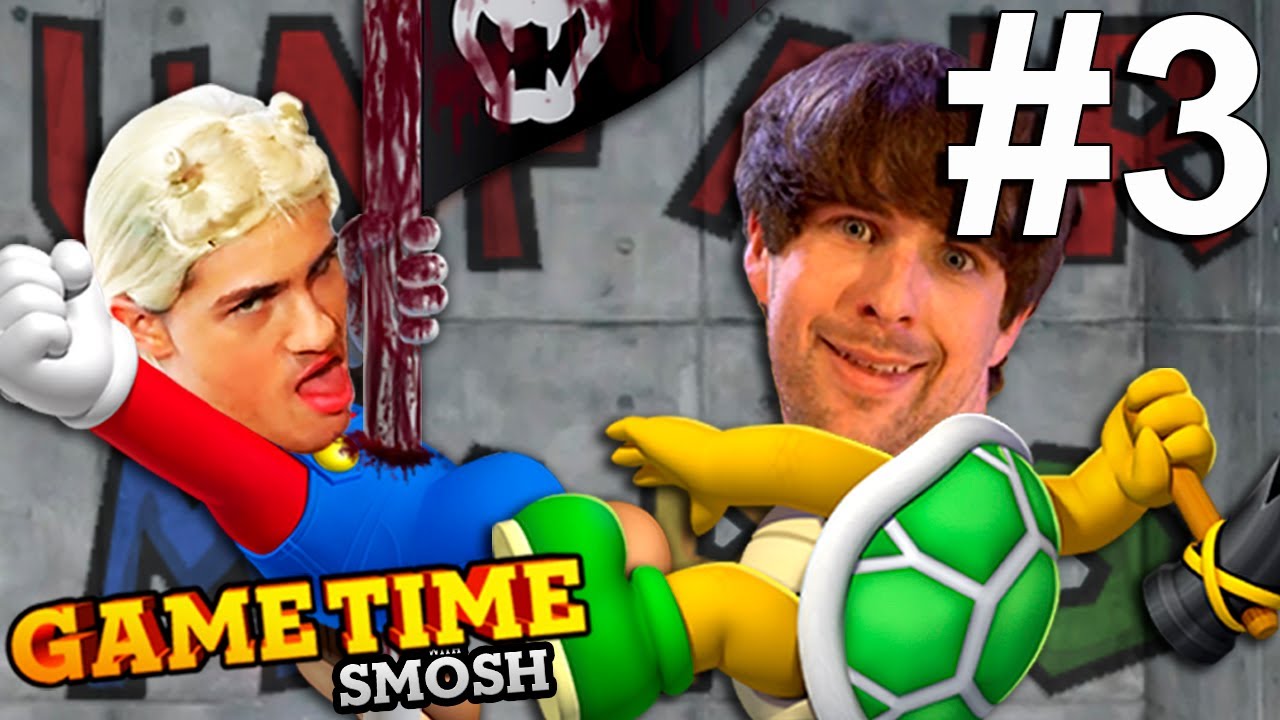 UNFAIR MARIO IS KILLING US!! (Gametime w/ Smosh)