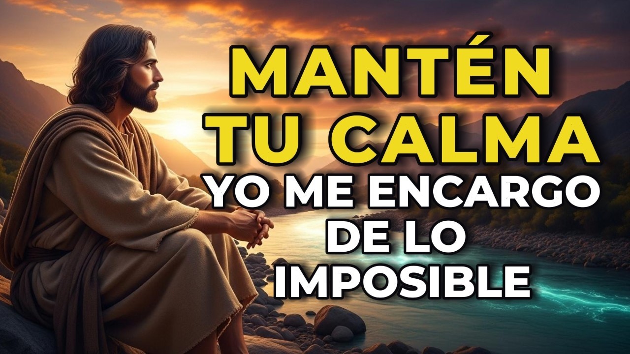 Dios te dice hoy, Mantén tu calma yo me encargo de las cosas imposibles | Dios es bueno