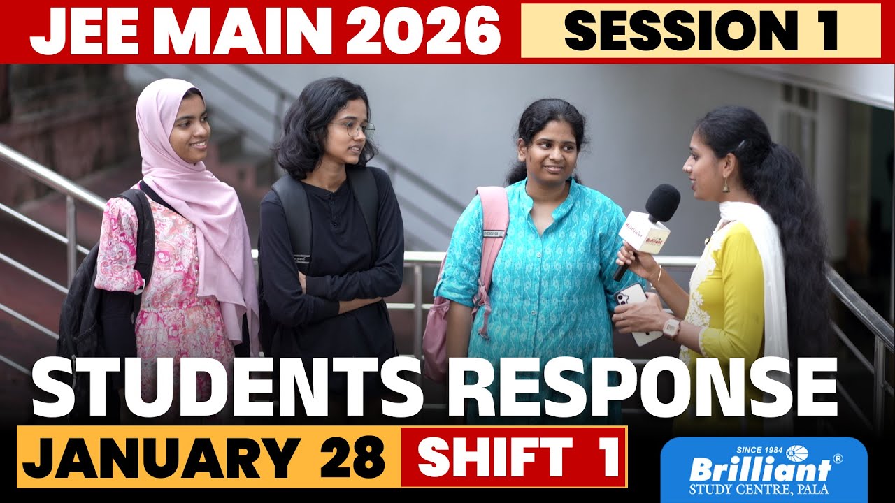 STUDENTS RESPONSE  | JEE MAIN 2026 SESSION 1| JAN24 | DAY4 | SHIFT 1