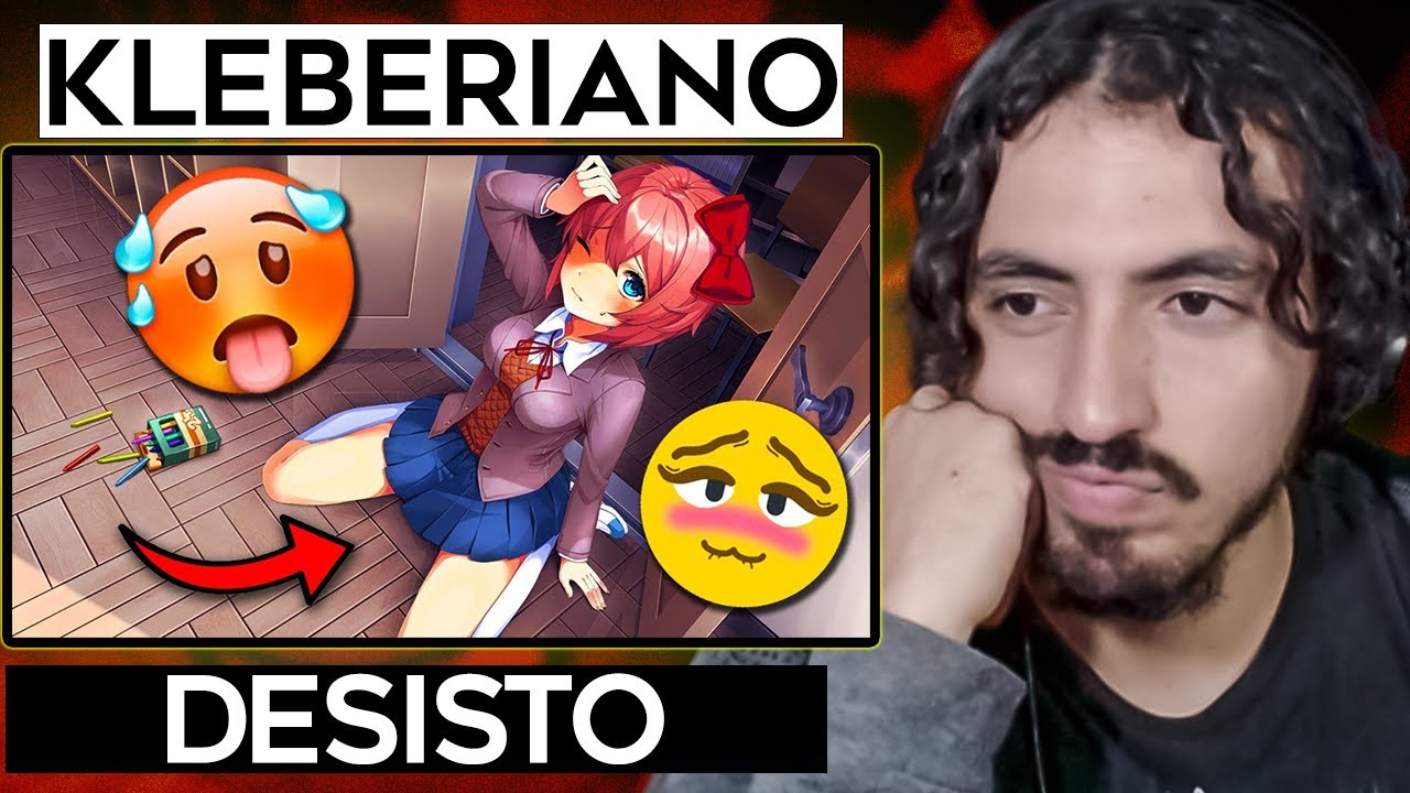 ESSA GAROTA É MUITO DESASTRADA! - Doki Doki Literature Club -  Kleberiano | React | Leozin React