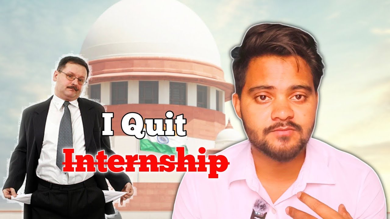 Internship Struggles of a Law Student | Paid Internship & Termination Truth