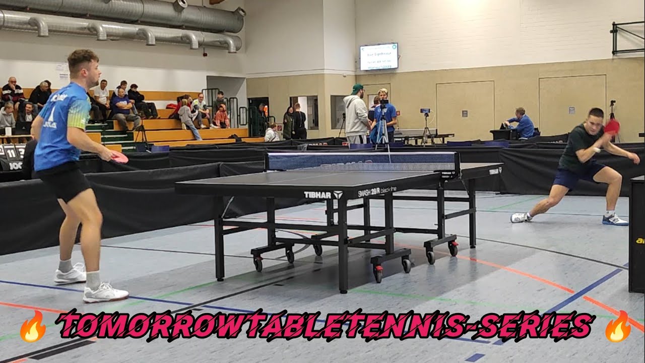 Moderne Abwehr mit langer Noppe im klasse Match - TTT-Series - Elia Schmid vs Leonid Yakymchuk
