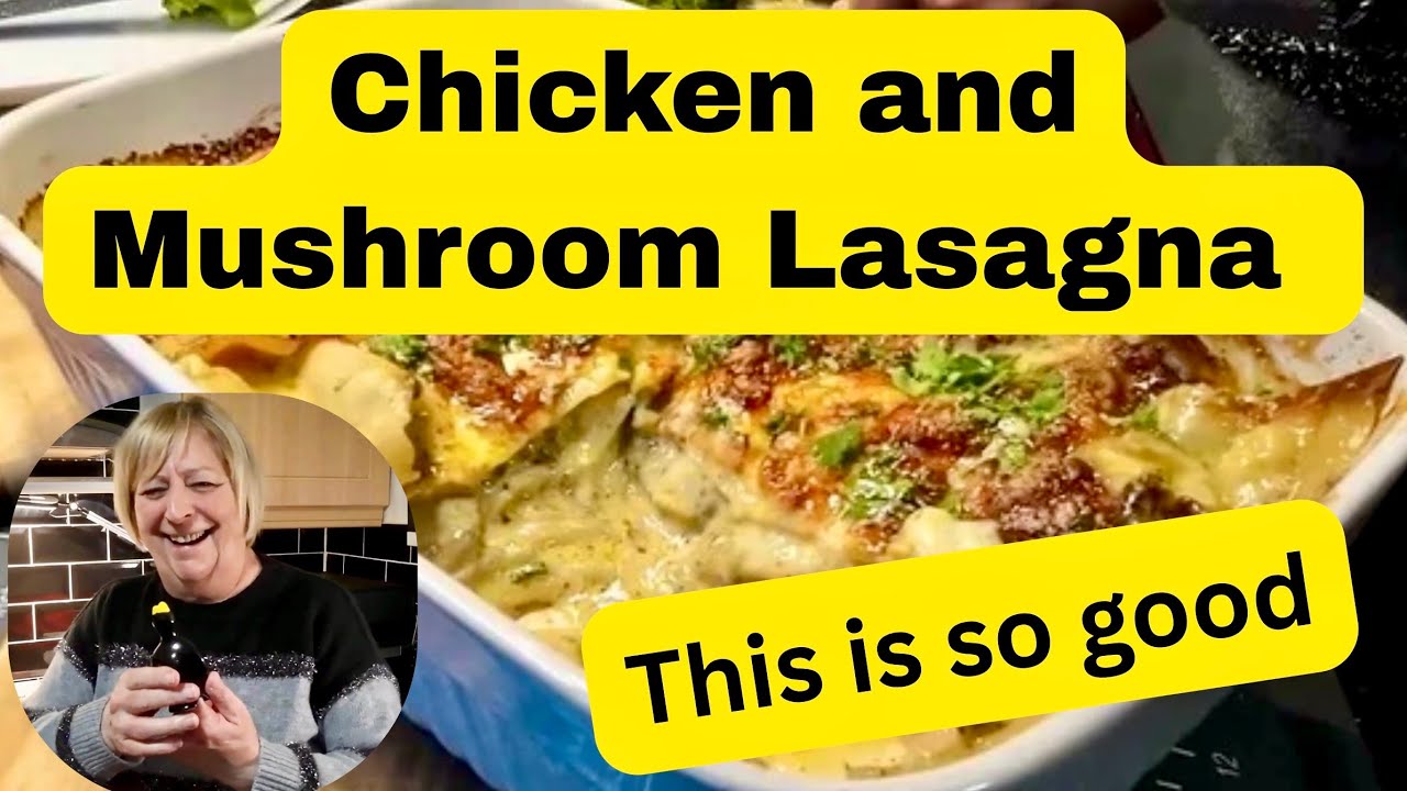 Обязательно попробуйте эту лазанью с курицей и грибами!