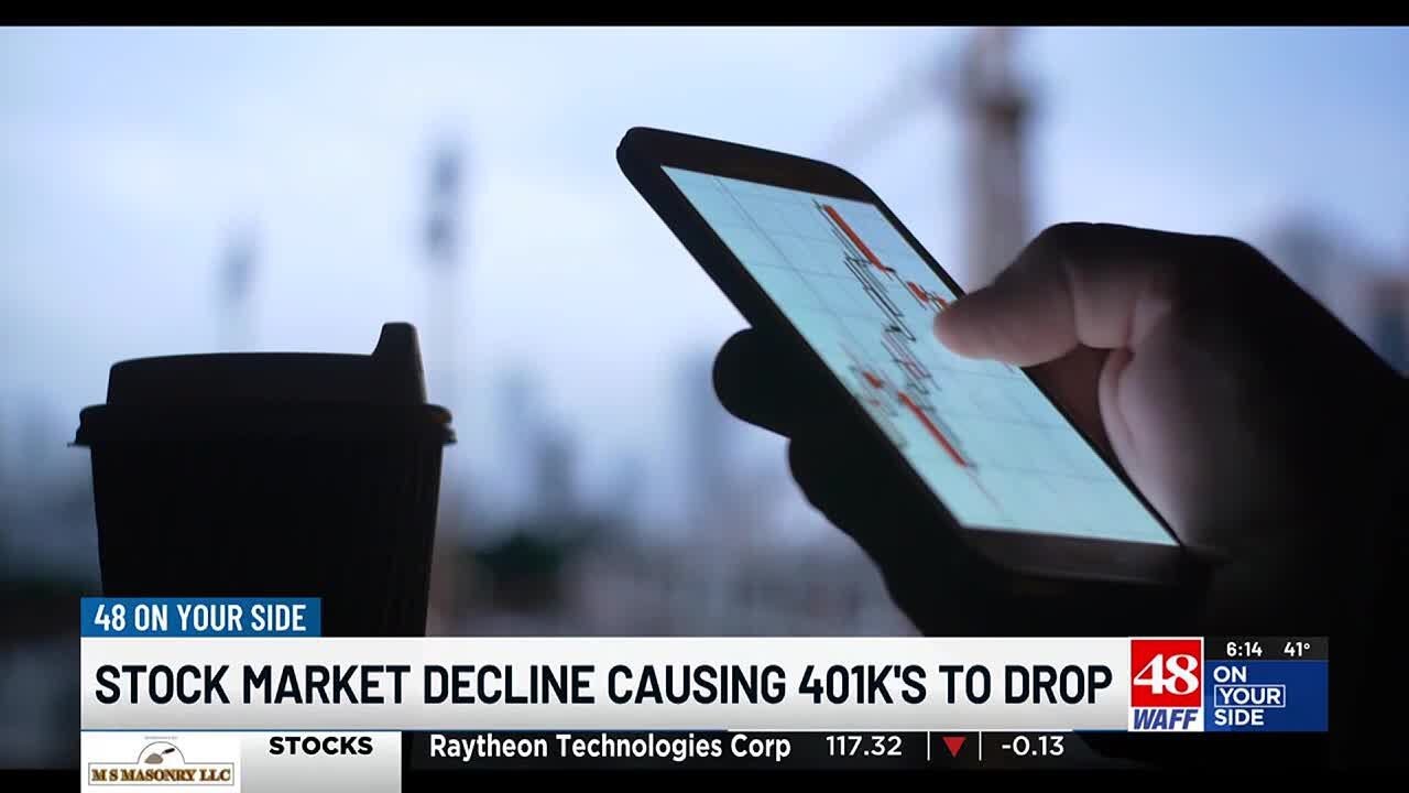 Stock market decline causing 401(k)s to drop. What to do with your retirement account