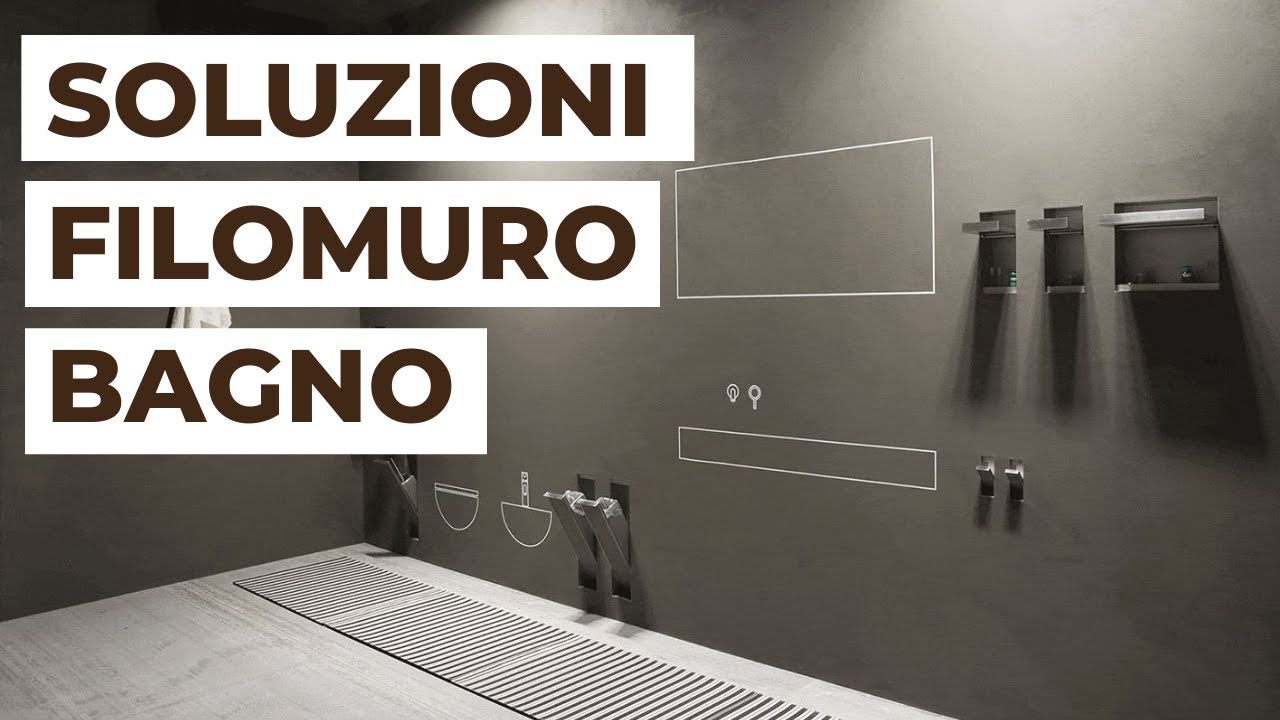 Soluzioni FILOMURO per il BAGNO | Minimalismo