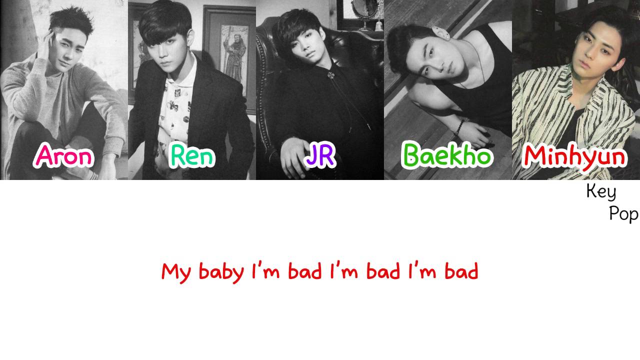 NU'EST (뉴이스트) - I'm Bad Color Coded [Han|Rom|Eng Lyrics]