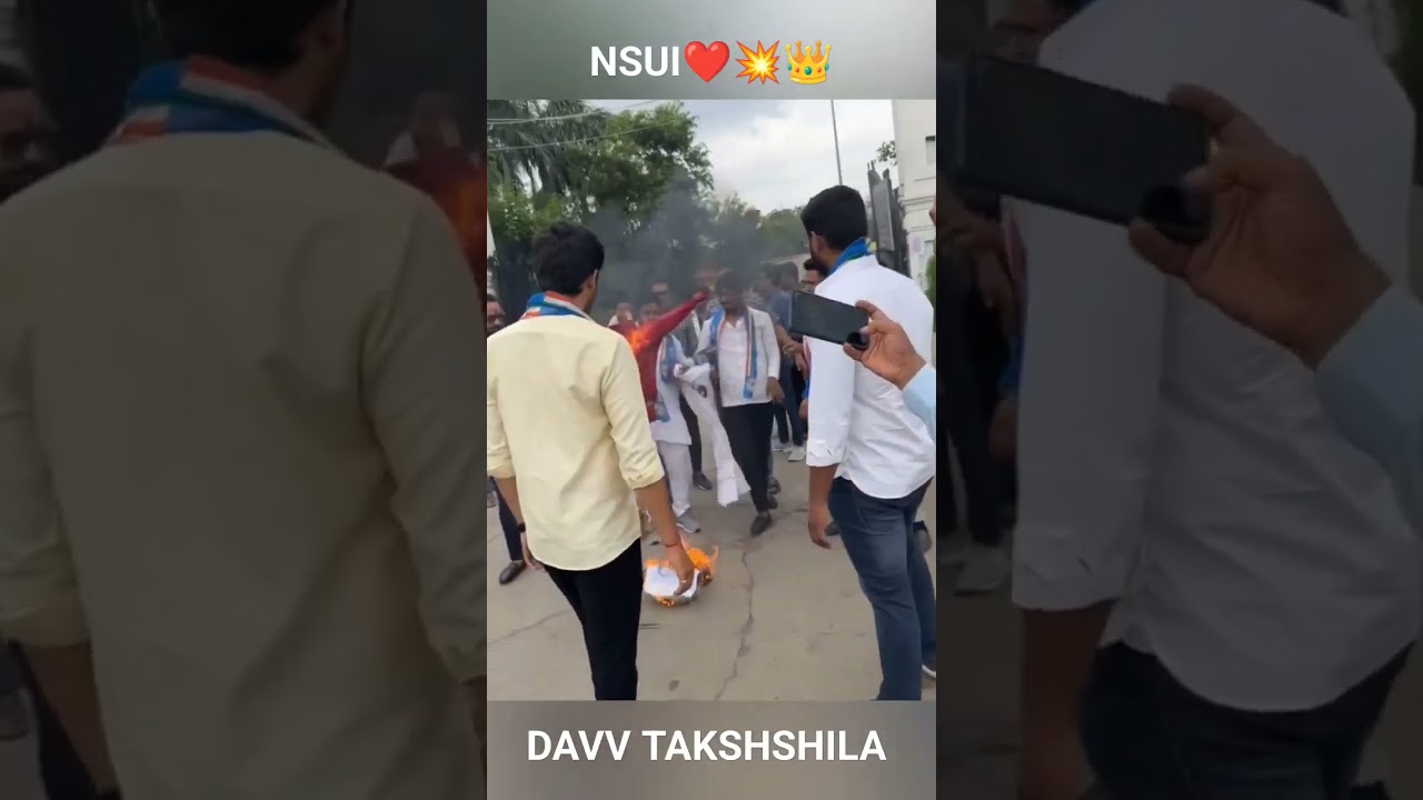NSUI INDORE❤️💥👑#nsuinationalstudentunionofindia #nsui #indore #politics #congress #inc #nsuiprotest