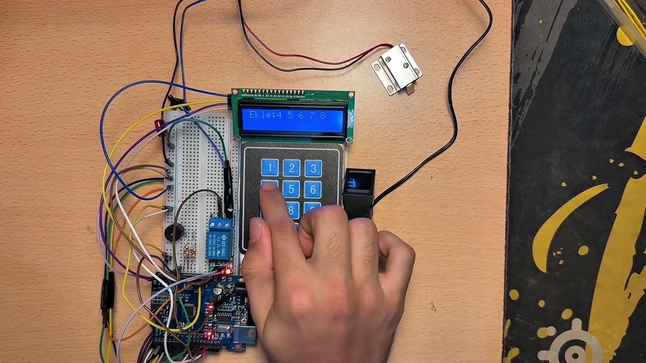 KOM3510 MEKATRONİK PROJESİ (Fingerprint Activated Lock)