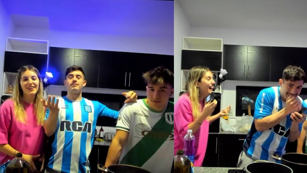 Marti Benza, Nico y Giani cocinado en Stream 12/10/2021