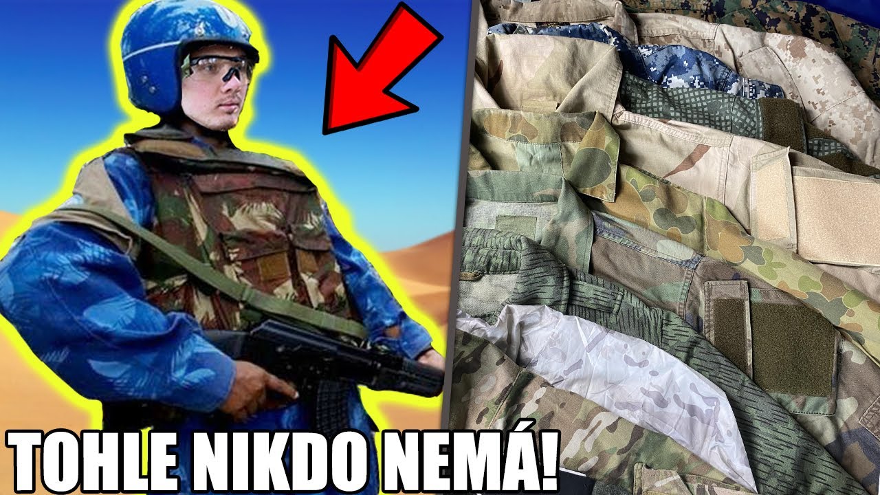 MOJE SBÍRKA UNIFOREM A MASKOVACÍCH VZORŮ | Který je nejcennější? | Airsoft CZ/SK