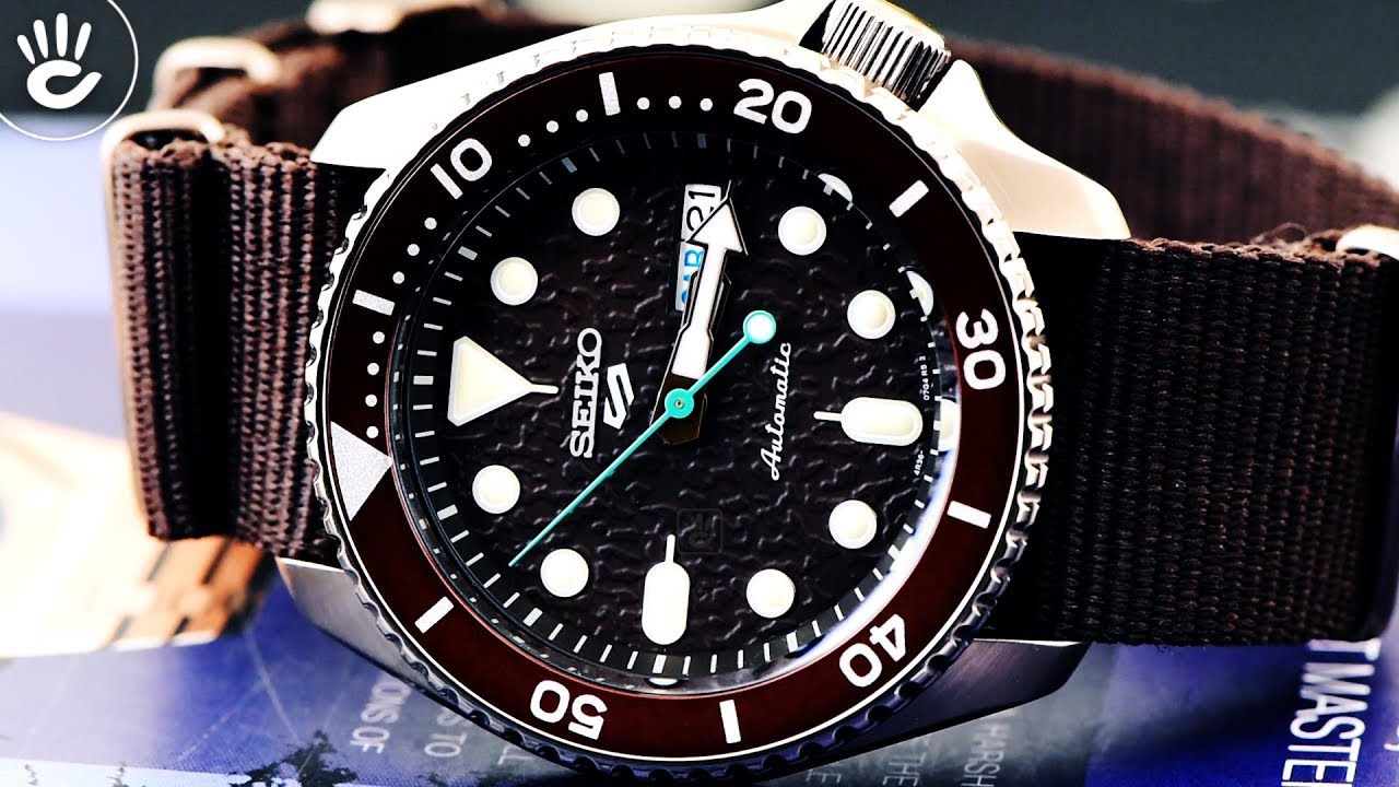 Đồng hồ Seiko #60 | Review đồng hồ Seiko SRPD85K1 cọc chấm tr&ograve;n trắng phủ dạ quang nổi bật